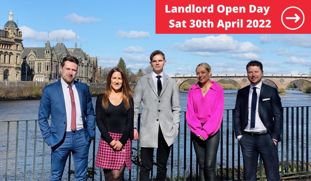 Landlord Open Day – Saturday 30th April: 10 a.m. – 1 p.m. 45 King Street, Perth, PH2 8JB